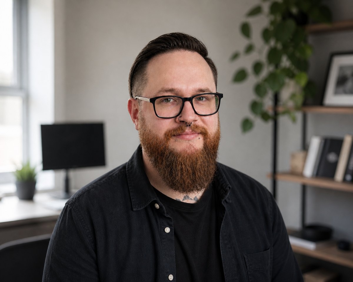 Steven Sonntag im Homeoffice